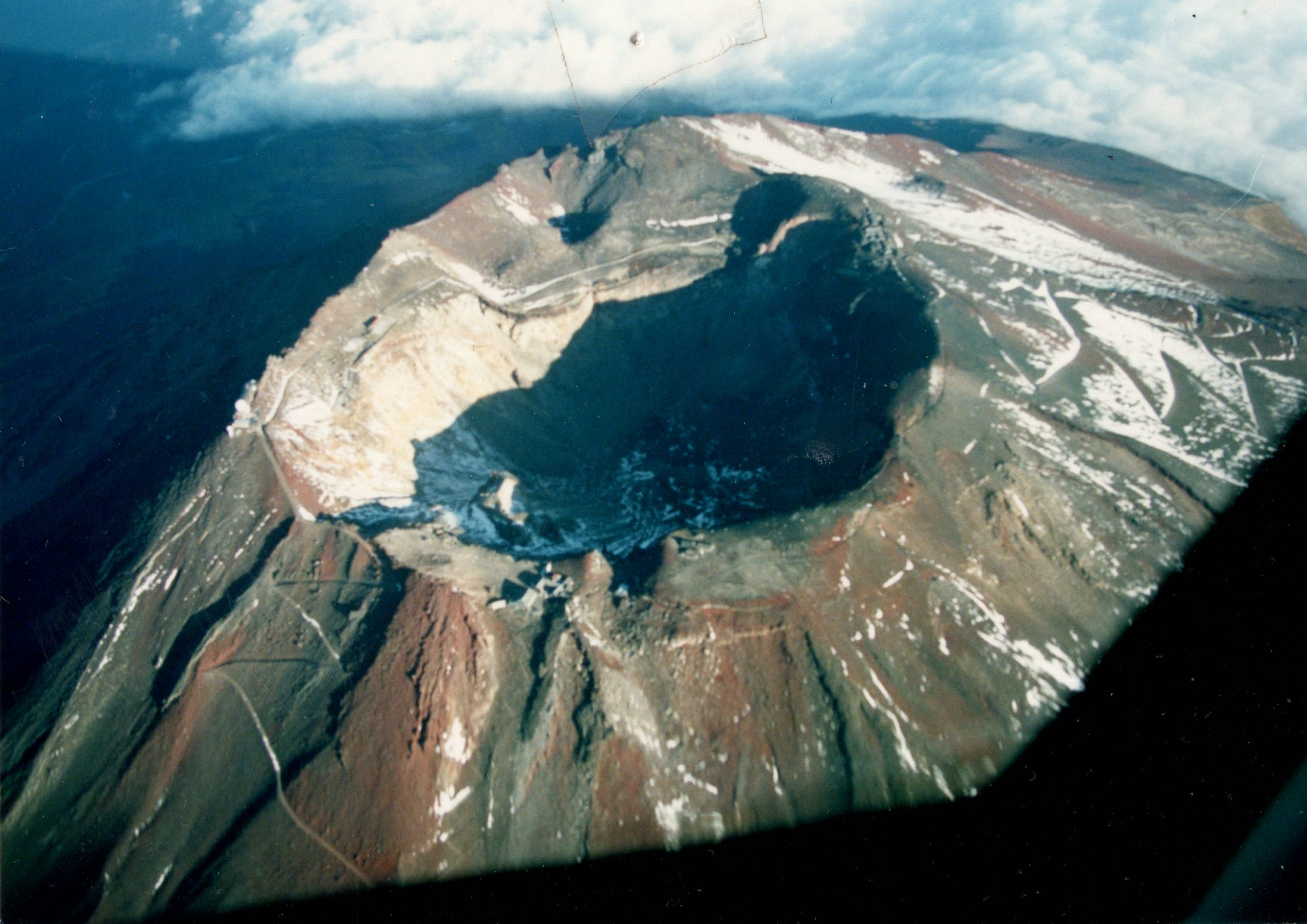 Mount FUji as seen from above.