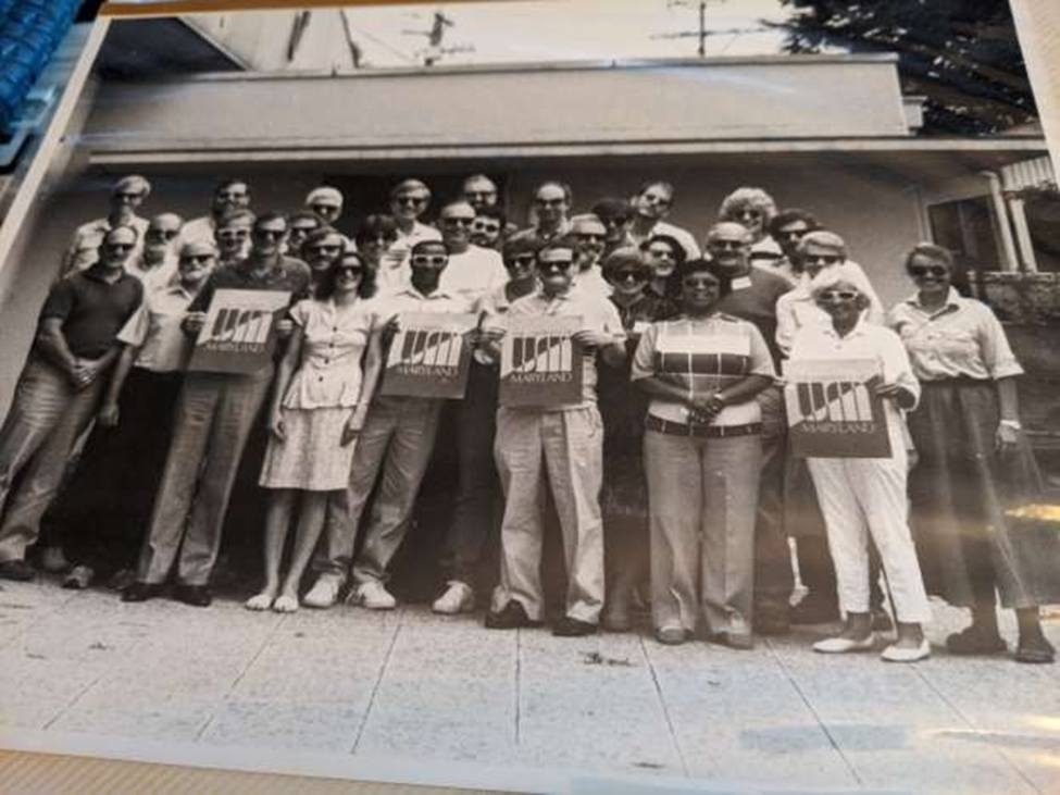 New Asian division faculty and administrators 1990